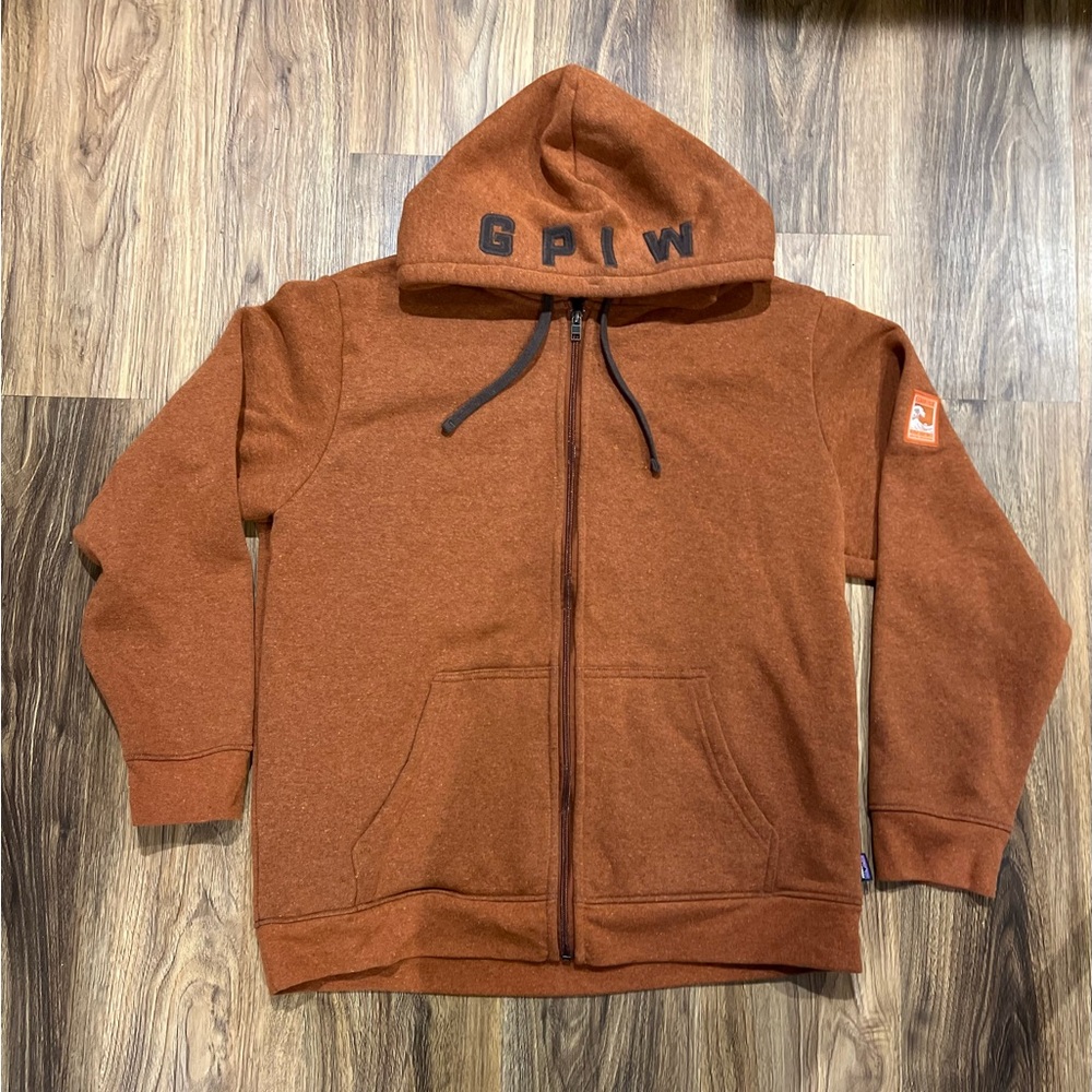 Patagonia GPIW Uprisal Full-Zip Hoodie Heather Brown Men’s L Women’s XL